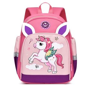 Detský dievčenský batoh s jednorožcom Ružový 9L
