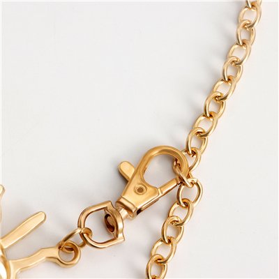 Ozdobný retiazkový kovový opasok Slniečko zlaté