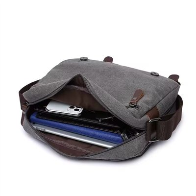 Canvasio plátená taška cez rameno Ohry Čierna 8L