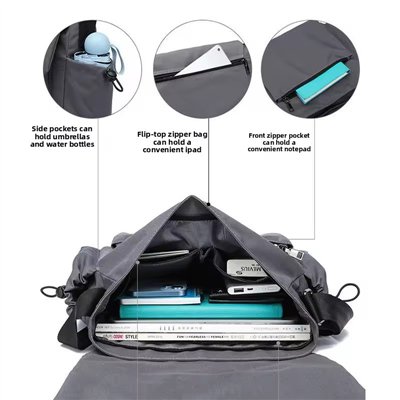 Canvasio pánska ľahká taška Godar čierna 10L