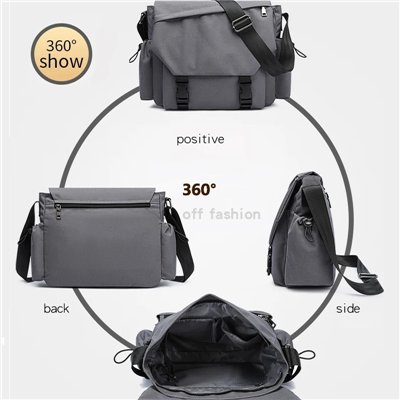 Canvasio pánska ľahká taška Godar čierna 10L