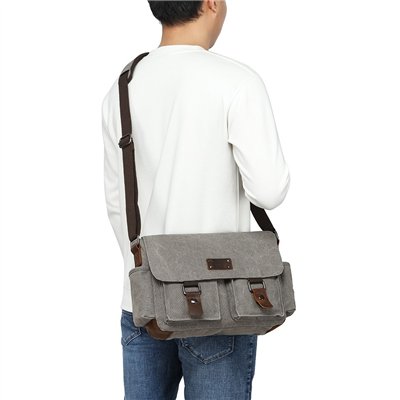 Canvasio plátená taška Chante Šedá 9L