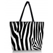 Nákupná a plážová taška Huado - Zebra