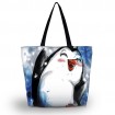 Nákupná a plážová taška Huado - Tučniak
