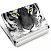 Samolepka, skin Huado na notebook 12"-15,6" Čiernobiely Tiger