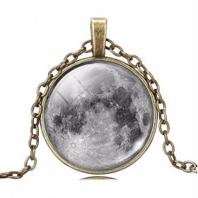 Vintage retiazka s príveskom Moon spln