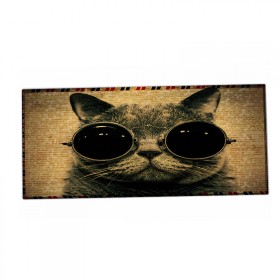 XXL podložka pod myš HUADO Kočka s brýlemi