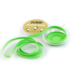 Skákacia guma v plastovom púzdre Zelená
