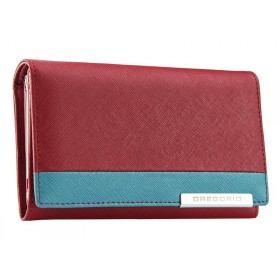 Grogorio dámská kožená peněženka červená Zip