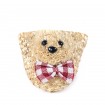Detská slamená kabelka Teddy bear