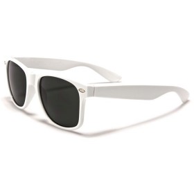 Slnečné okuliare styl wayfarer bílé 