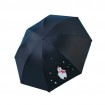 Dievčenský skladací dáždnik Čierny medveď