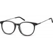 Oválne okuliare bez dioptrii Verbose- čierne