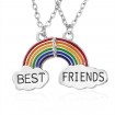 Sada retiazky priateľstvo Best Friends Rainbow LGBT