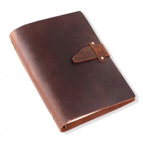 Luxusný kožený Zápisník - Diár A5 Vinage Hnedý