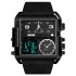 SKMEI 1391 duálny hodinky 3 times Black Edition
